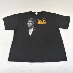Bobby Orr NHL Godfather Parody Shirt Vintage 90s Delta Pro Weight‎ Black 2XL